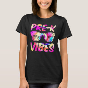 Pre K Vibes First Day Of Preschool Kids Back To Sc T-Shirt