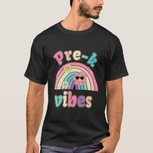 Pre-K Vibes Rainbow Back To School Pre-K Team T-Shirt