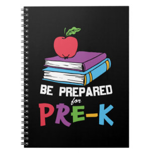 Pre Kindergarten Be Prepared For Pre Kindergarten Notebook