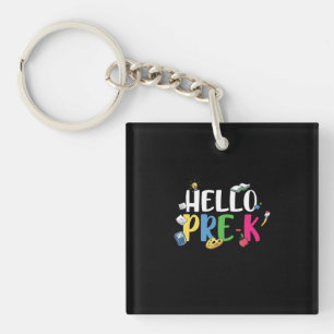 Pre Kindergarten Hello Pre Kindergarten Key Ring