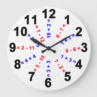 Pre-Kindergarten & Kindergarten Math Clock