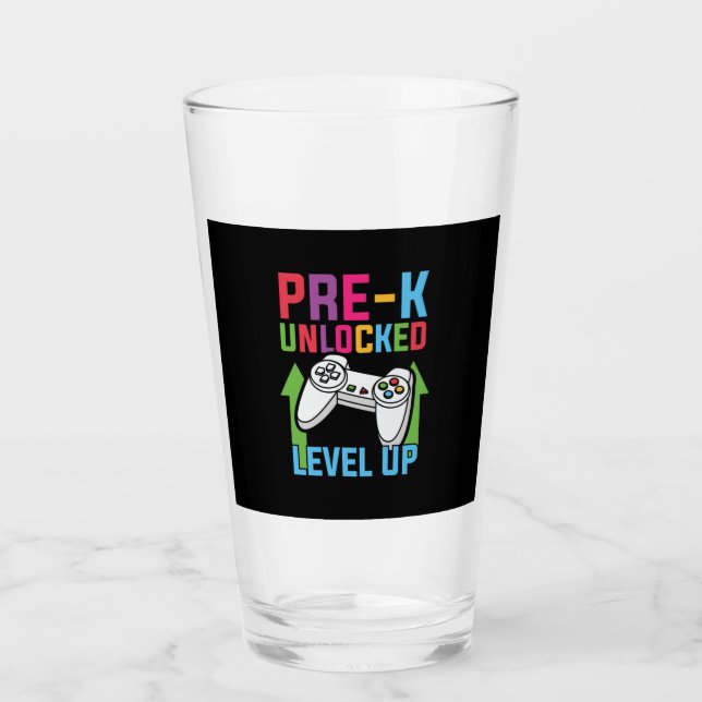 Pre Kindergarten Level Up Glass (Front)