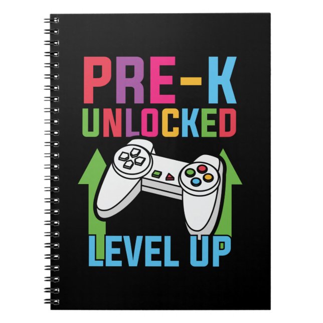 Pre Kindergarten Level Up Notebook (Front)