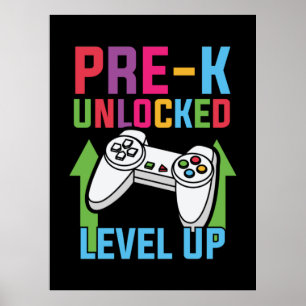 Pre Kindergarten Level Up Poster
