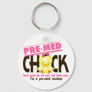 Pre-Med Chick 2 Key Ring
