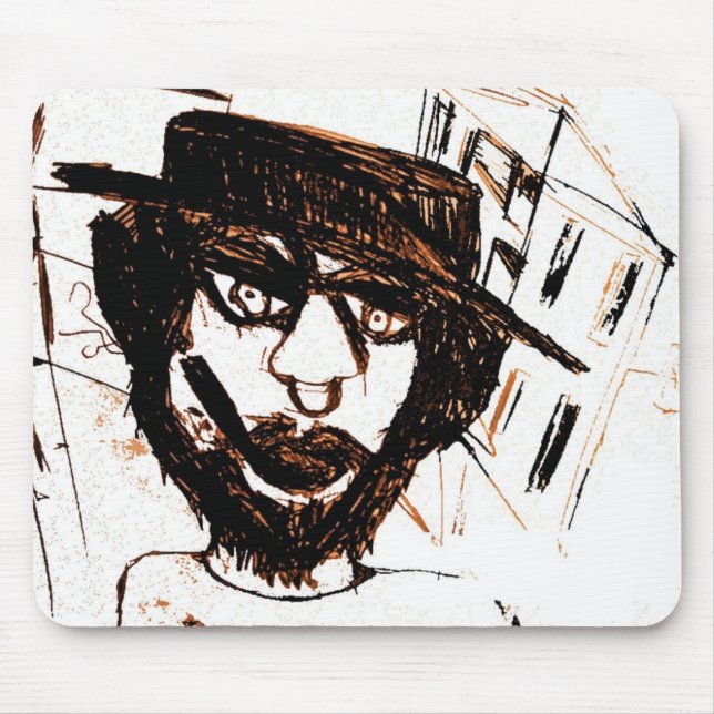 PRE MISSION THOUGHT WHITE MOUSE PAD (Front)