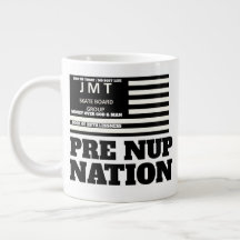 PRE NUP NATION. Speciality Mug