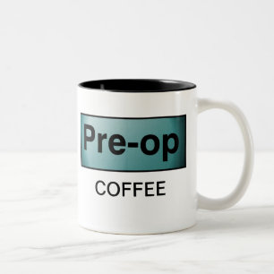 PRE-OP COFFEE Two-Tone COFFEE MUG