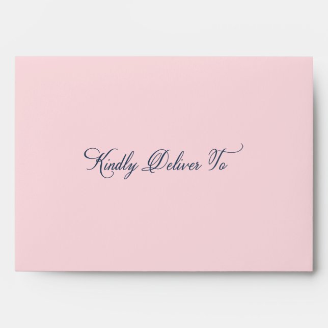 Pre-Printed Wedding Invitation Envelope (Front)