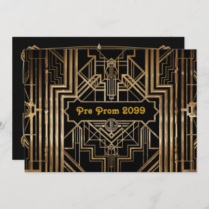 Pre-Prom invitation, Quinceanera,Gatsby V3 Invitation