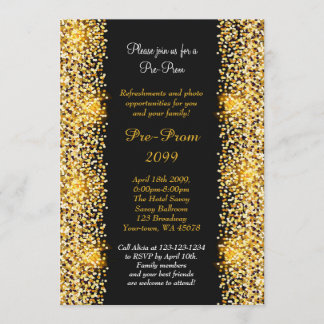 Pre Prom, Pre-Prom, Quinceanera, Sweet-sixteen, Invitation