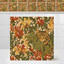 Pre Raphaelite Long Haired Cat Honeysuckle Morris