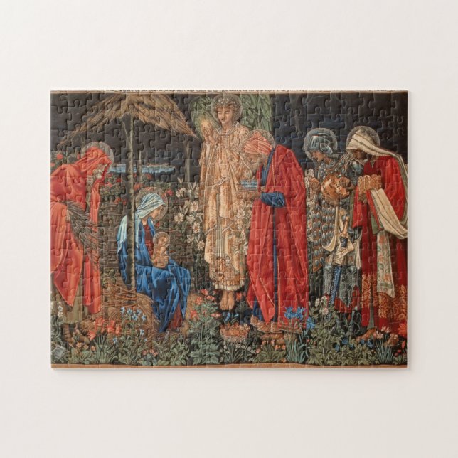 Pre-Raphaelite Nativity Scene Puzzle (Horizontal)