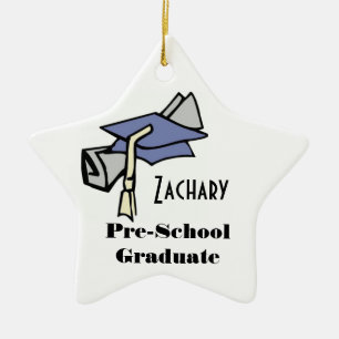 Pre-School Graduate (Customisable) Ceramic Ornament