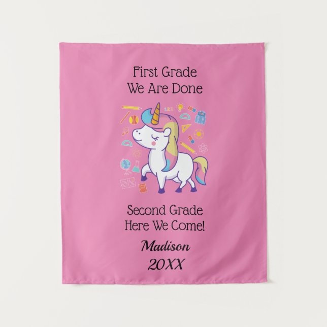 Pre School Kindergarten Elementary School Move Up  Tapestry (Front)
