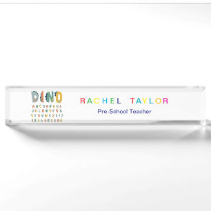 Pre-School Teacher Acrylic Name Plate