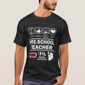 Pre School Teacher For Elementary School Educators T-Shirt