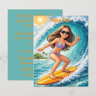 Pre Teen Girl Party Digital Download Invitation