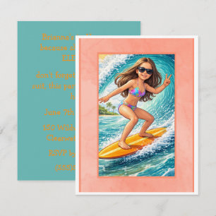 Pre Teen Girl Party Digital Download Invitation