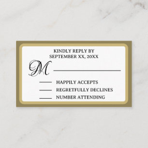 Pre-Wedding Golf Party Weekend White Gold Enclosure Card