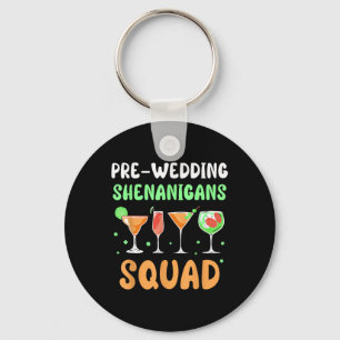 Pre-wedding Shenanigans Squad Party Groom Bachelor Key Ring