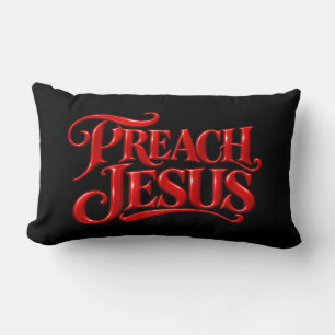 Preach Jesus Lumbar Cushion