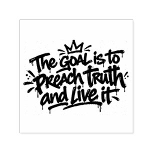 Preach Truth Self-inking Stamp