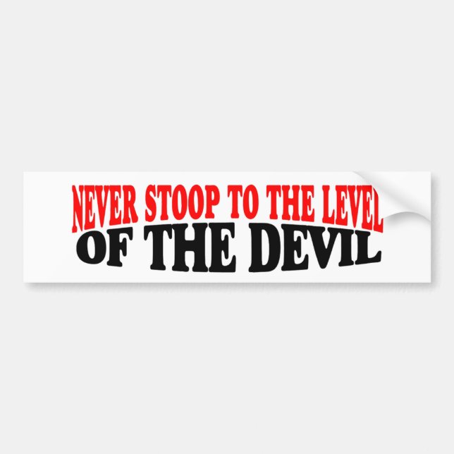 Preacher Bumper Sticker (Front)