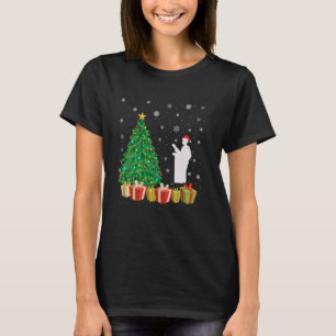 Preacher Xmas Tree Lighting Santa Hat Preacher Chr T-Shirt