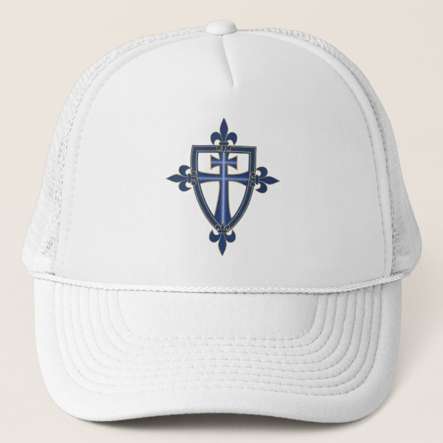 Preceptor cross trucker hat (Front)