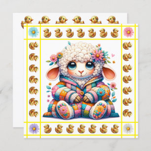 Precious Baby Animals Theme - Invitation