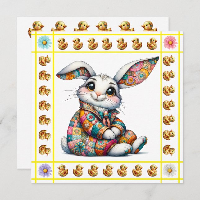 Precious Baby Animals Theme - Invitation (Front/Back)