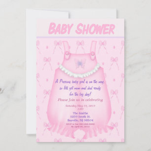 Precious Baby Girl Baby Shower Invitation