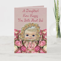 Precious Baby Girl Roses Congratulations