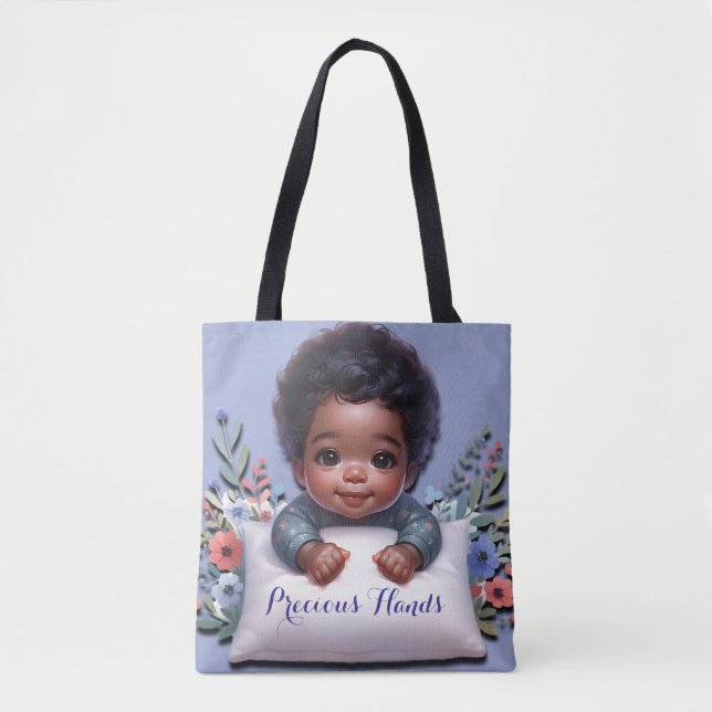 Precious Baby Hands Tote Bag (Front)