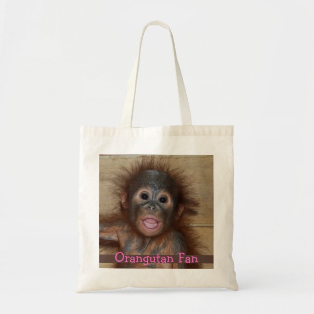Precious Baby Orangutan Tote Bag (Front)