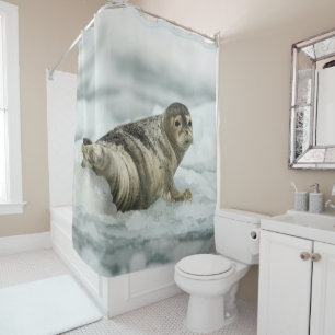 Precious Baby Seal Shower Curtain