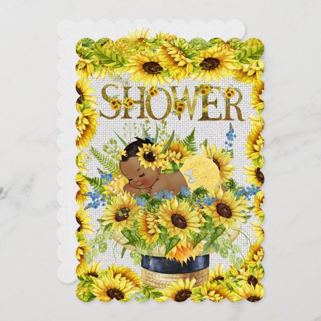 Precious Baby Shower Invitation (Front/Back)