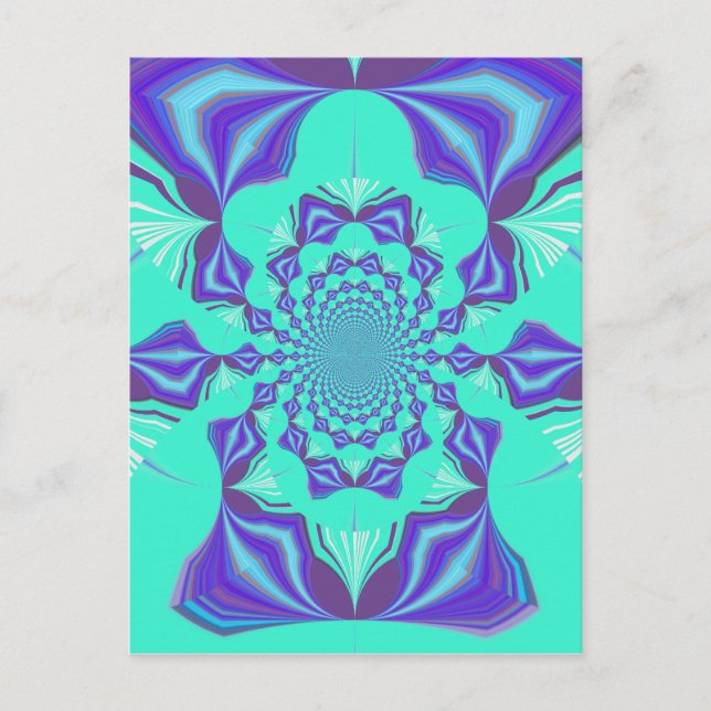 Precious blue postcard (Front)