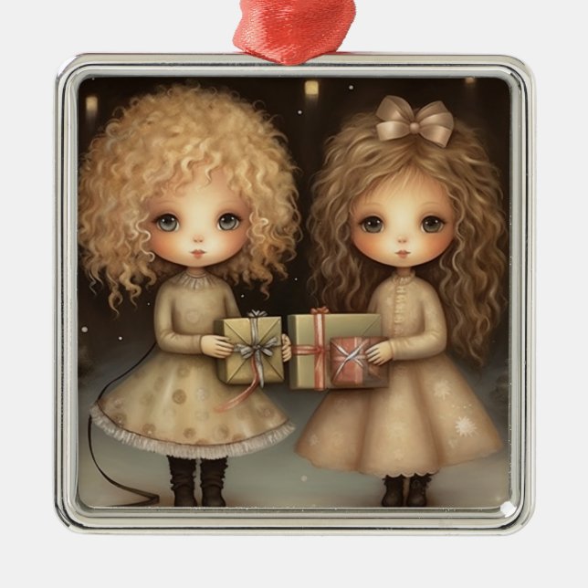 Precious Bonds of Love  - A Friendship Metal Ornament (Front)