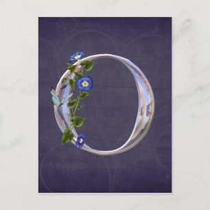 Precious Butterfly Initial O Postcard