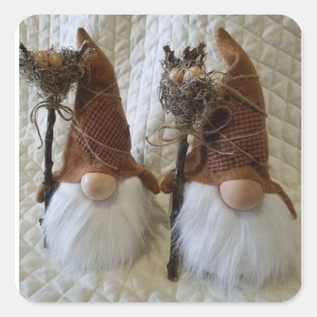 PRECIOUS **CHRISTMAS GNOME" STICKER (Front)