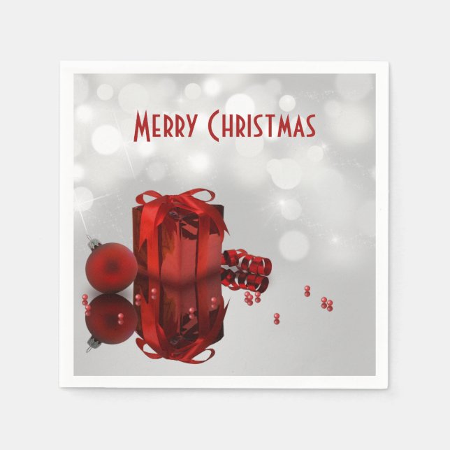 Precious Christmas Present Professional Napkin (Front)