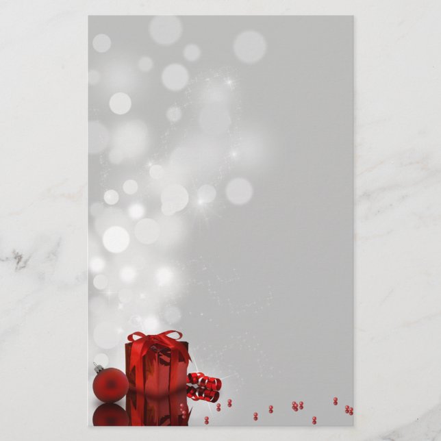 Precious Christmas Present - Stationery Letterhead (Front)