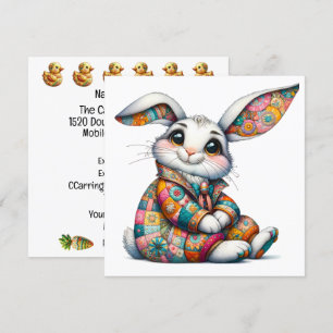 Precious Easter Bunny Theme Invitation
