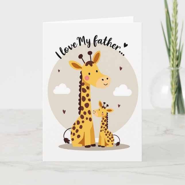 Precious Fathers Day Art Card (Front)