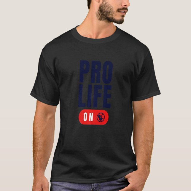Precious Foetus On Switch Activist Pro Life   T-Shirt (Front)
