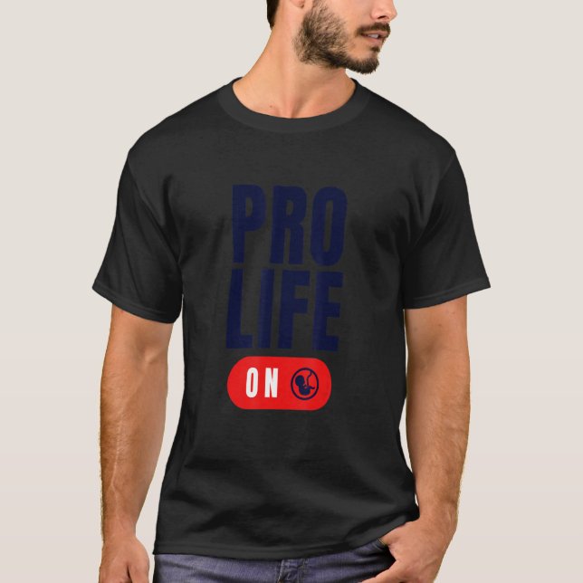 Precious Foetus On Switch Activist Pro Life T-Shirt (Front)