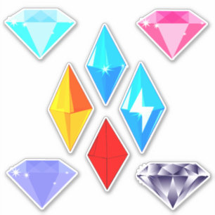 Precious Gemstones (Many Colours) Elegant Diamond