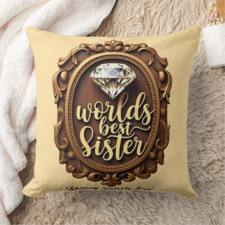 "Precious Golden Bond" Cushion